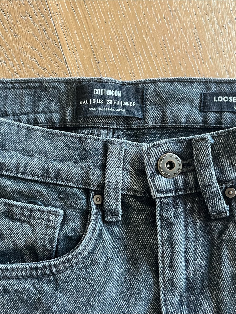 Cotton On high rise straight leg jeans